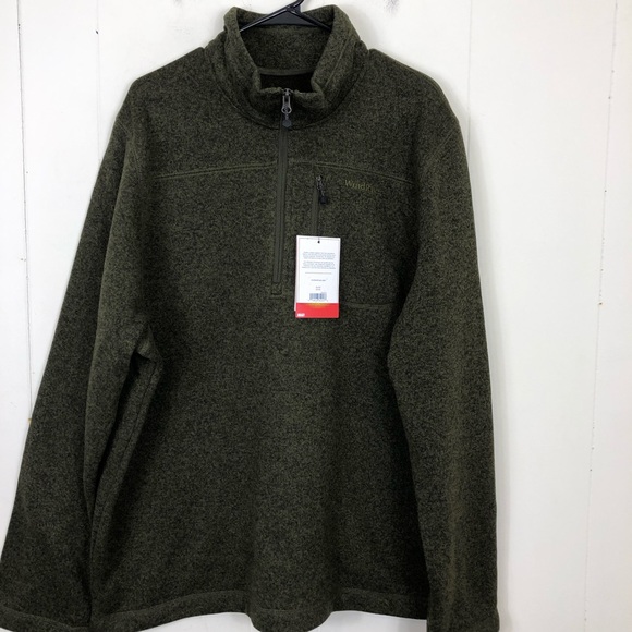 NWT WindRiver Men's T-Max Heat Quarter Zip Sweatshirt Sz 2XL - Picture 4 of 15